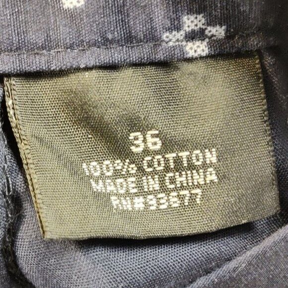 JF J.Ferrar Men's Dress Shorts Blue With Design Size 36 - Picture 4 of 5